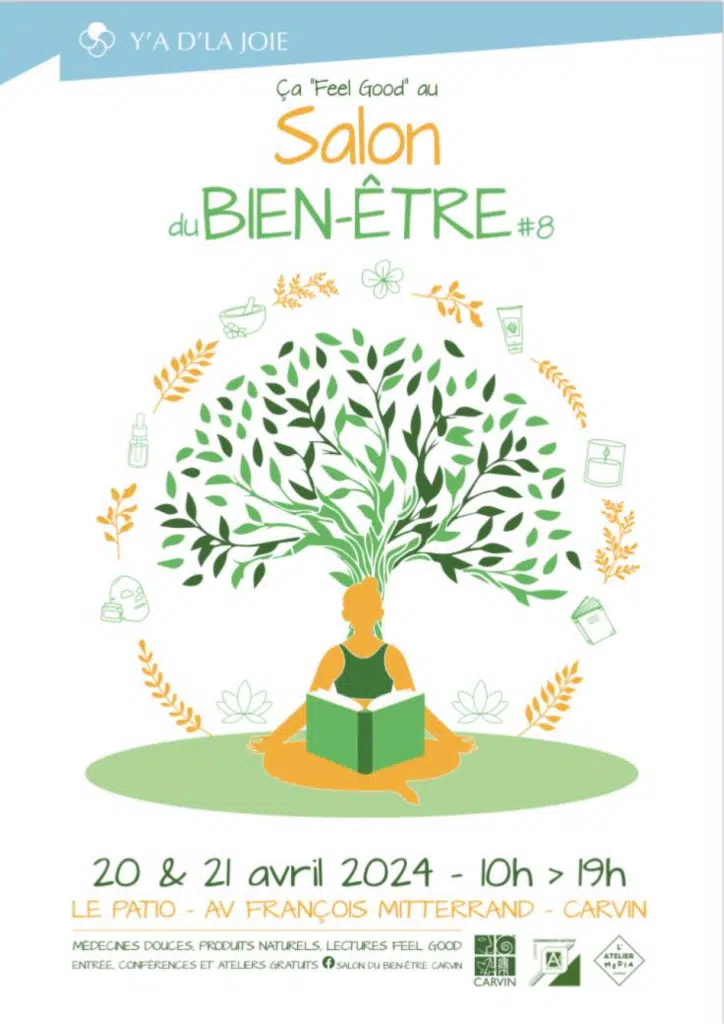 Affiche Salon bien-être carvin 2024