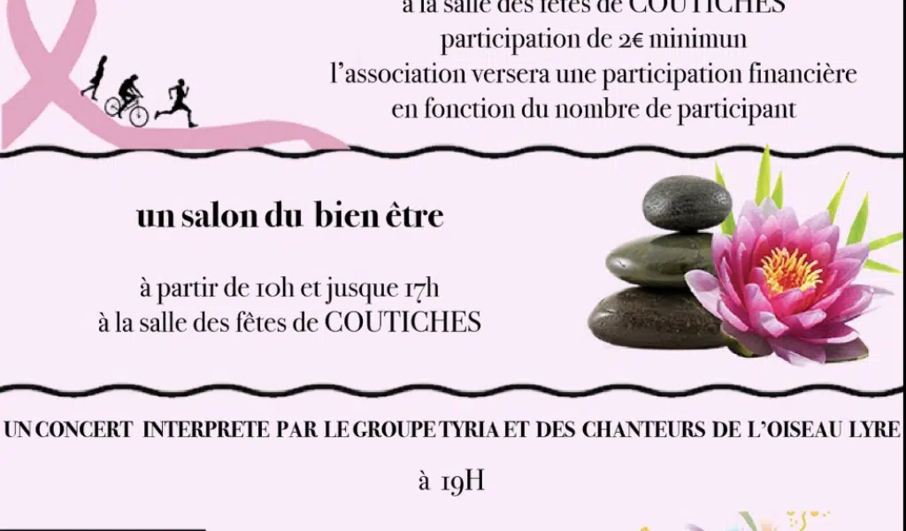 Affiche du salon du bien-être de Coutiches