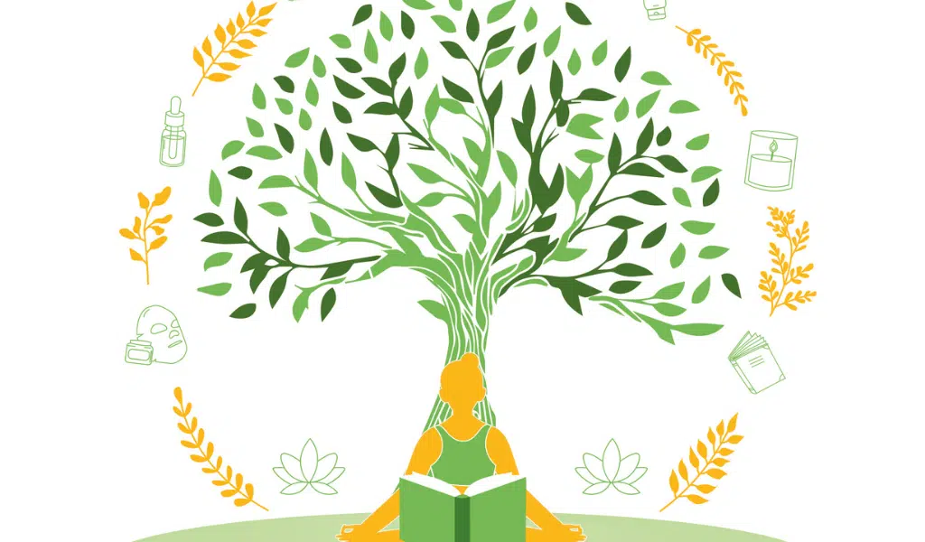 Illustration d'arbre du Salon du bien-être