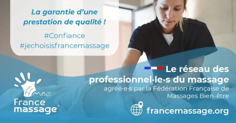 Logo de l'annuaire France Massage, professionnels membres de la FFMBE